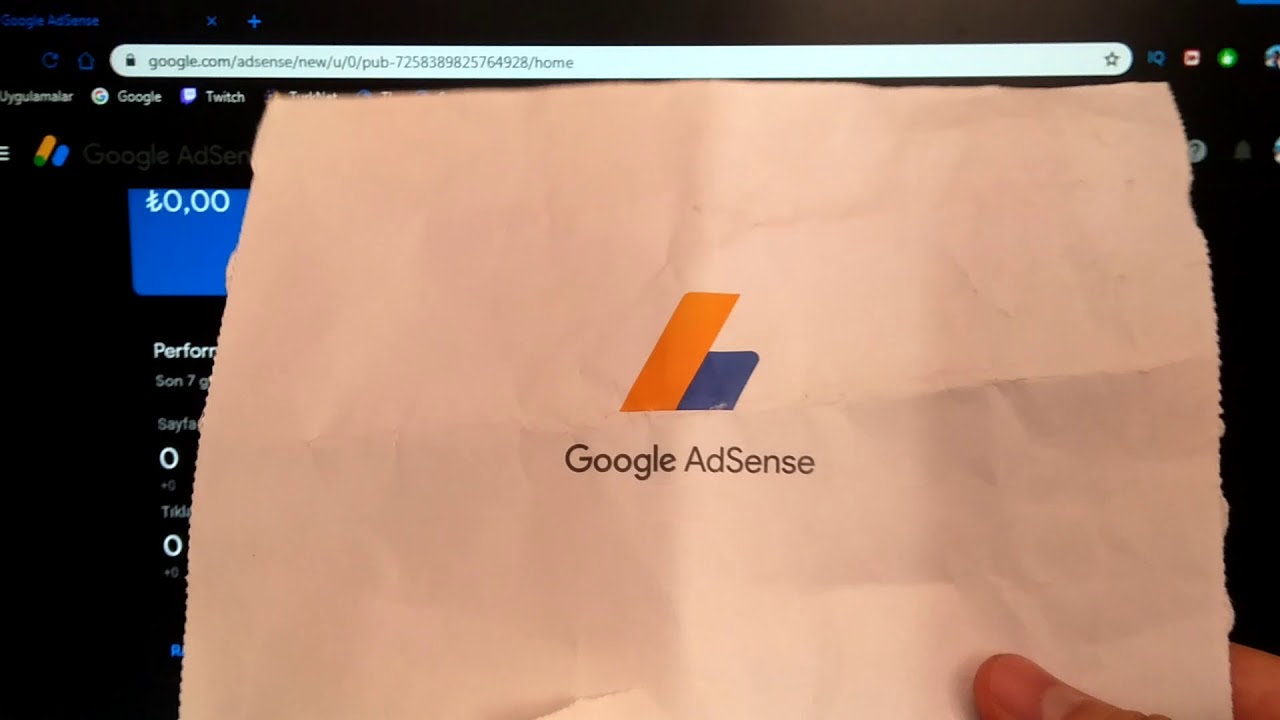 2021 Google AdSense Adres Doğrulama (PIN Kodu Gelmeme Sorunu)